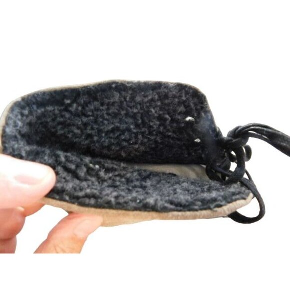 Jil Sander Size 35 / 4.5-5 Designer Heeled Lace Up Suede Warm Boots - Picture 5 of 6